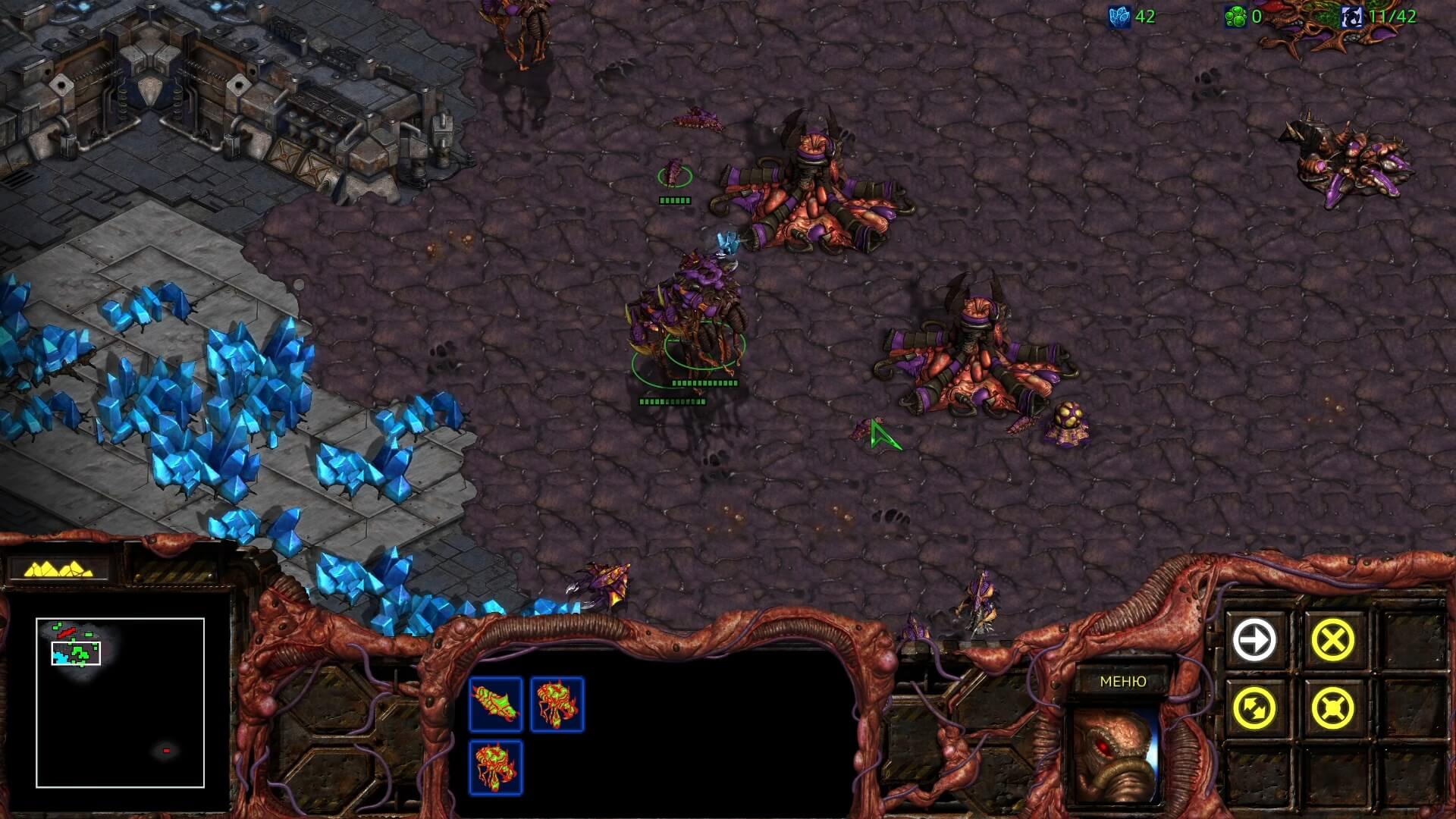 StarCraft Remastered - геймплей игры Windows